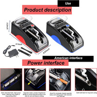 Mini machine à cigarettes électrique automatique portable, machine à remplir le tabac carrée, fonctionnement facile à un bouton, dropshipping, vente en gros