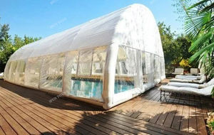 Couverture de dôme de <span class=keywords><strong>piscine</strong></span> enterrée couverture de piscines gonflables tente <span class=keywords><strong>à</strong></span> bulles de <span class=keywords><strong>piscine</strong></span> transparente - Product Image 2