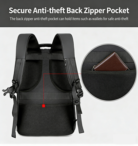 Mochila para Portátil 2026 con Puerto de Carga USB y Protección Antirrobo Impermeable, Mochila Profesional para Portátil para Viajeros Digitales - Product Image 3