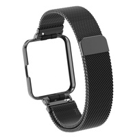 Universelles Magnetisches Edelstahl-Milanese-Armband für Xiaomi Redmi Mi Watch 2 Lite