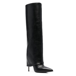 Talon haut Jean plier sur 2023 nouveautés Denim <span class=keywords><strong>au</strong></span>-<span class=keywords><strong>dessus</strong></span> <span class=keywords><strong>du</strong></span> <span class=keywords><strong>genou</strong></span> <span class=keywords><strong>bottes</strong></span> hautes dames taille 46 femmes chaussures - Product Image 6
