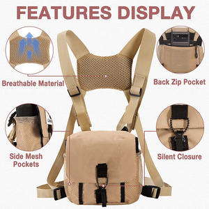 Arnés de Binoculares Ajustable en Oferta, Bolsa de Pecho para Binoculares, Arnés de Binoculares Resistente al Agua para Senderismo y Caza - Product Image 3