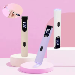 Lampe à ongles UV LED sans fil mini diamant rose, portable, à piles, séchage rapide du gel, pour usage domestique - Product Image 3