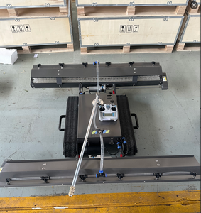 <span class=keywords><strong>Robot</strong></span> <span class=keywords><strong>de</strong></span> nettoyage automatique <span class=keywords><strong>de</strong></span> panneaux solaires photovoltaïques, lavage à sec et humide, batterie au lithium, moteur 150W, largeur 60cm, brosse à rouleaux portable - Product Image 4