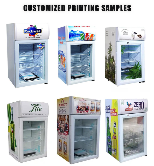 42L Led Light Mini Energy Drinks Refrigerator Beverage Bar Cooler