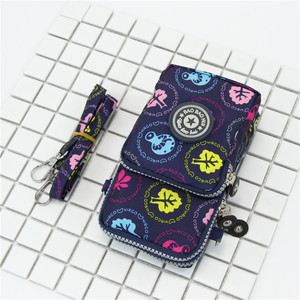 Sac bandoulière carré en nylon, nouveau, unisexe, petit format, avec fermeture éclair, à suspendre au cou ou à porter à la main, pochette verticale pour pièces de monnaie - Product Image 6