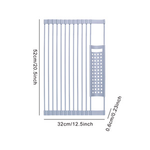 Sopra il lavello scolapiatti scolapiatti da <span class=keywords><strong>cucina</strong></span> scolapiatti arrotolabile per utensili - Product Image 6