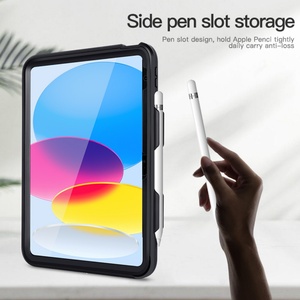เคสแท็บเล็ตพรีเมียมแบบทนทานยอดนิยมสำหรับ Apple iPad รุ่นที่ 10 ขนาด 10.9 นิ้ว พร้อมขาตั้ง ที่ใส่ปากกา และสายคล้องมือ - Product Image 2