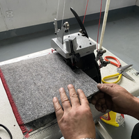 HONKON Vente flash HK-2502 Machine à coudre industrielle pour surjet de tapis 5,5 mm max. Épaisseur de couture