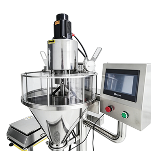 Lab High Accuracy 0.01g Coffee Detergent Milk Powder Filler Auger Screw Dry <b>Protein</b> Collagen Matcha Powder Filling Machine - Product Image 5