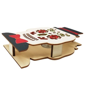 Linternas de Madera de Halloween, Calabaza, Gato, Fantasma, Luz LED, Decoración Artesanal, Decoración para Fiestas en Interiores y Exteriores - Product Image 5