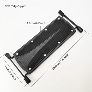 Reposapiés <span class=keywords><strong>para</strong></span> Guitarra, 6 Niveles Ajustables, Plegable, Metálico, Antideslizante, Portátil, <span class=keywords><strong>para</strong></span> Guitarra Clásica y Folk - Product Image 2