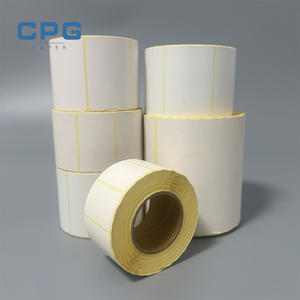 Étiquettes thermiques directes écologiques 100x150mm 120gsm, fournie directement par l'usine, pour centre d'expédition e-commerce, étiquettes thermiques en accordéon 4x6 - Product Image 1