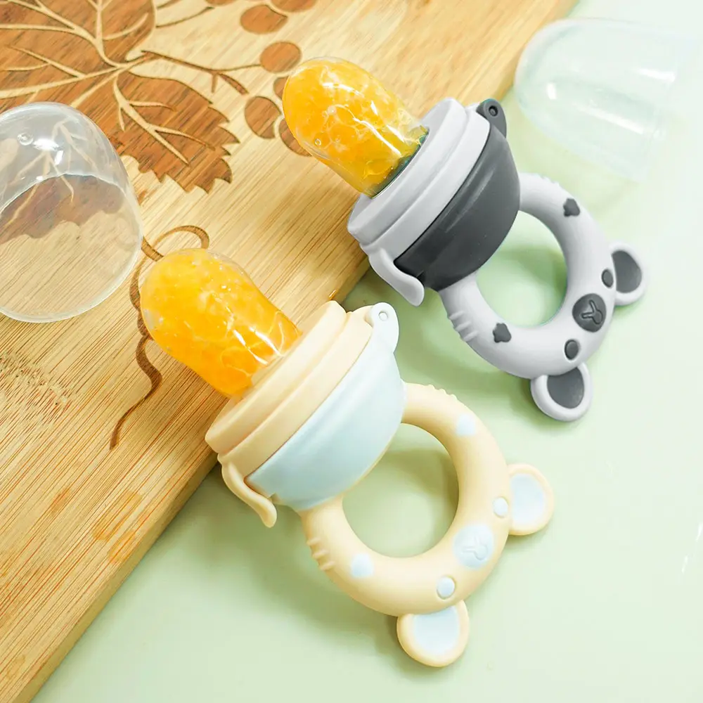 Factory Wholesale Hot Baby Feeding Products Eco-friendly Soft Soother Reusable Safety Bpa Free Silicone Fruit Baby Pacifier