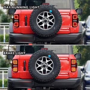 Conjunto de luces traseras LED HCMOTIONZ 6th Gen 2021-2024 DRL sistema de iluminación de animación de arranque lámparas traseras de coche para <span class=keywords><strong>Ford</strong></span> <span class=keywords><strong>Bronco</strong></span> - Product Image 3