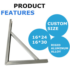 Mini aire acondicionado dividido personalizado, montaje en pared, sistemas de bomba de calor individuales, soporte de montaje exterior de aluminio y acero metálico - Product Image 5