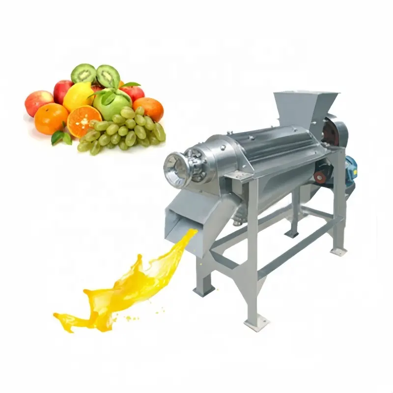 VBJX商業用工業用果物および野菜ココナッツミルクストレーナーオレンジ用の新鮮な柑橘類スクリュージューサーマシン