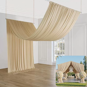 <span class=keywords><strong>Cortinas</strong></span> de Techo Color Marfil para Bodas y Fiestas, Cortina de Techo para Carpas y Toldos - Product Image 2