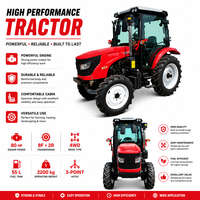Traktor Mini Pertanian 4X4 Kualitas Terbaik Harga Murah Traktor Kompak Mesin Pertanian Roda 4
