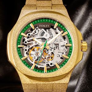 <span class=keywords><strong>Montre</strong></span> Mécanique Automatique de Luxe pour Homme, Mouvement Seagull, Boîtier Givré, Haute Qualité, avec Logo de Marque Personnalisé - Product Image 6