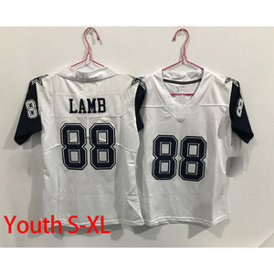 सेदेई मेमने 11 mich पार्सन्स 4 डाक प्रेस्कॉट 7 ट्रेवॉन डिग्स डल्लास युवा अमेरिकी फुटबॉल खेल सीमित जर्सी शर्ट - Product Image 5