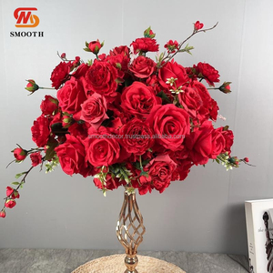 Bola de Flores de Rosas de Seda Artificial, Popular y Elegante, de 1.8-2.4m, Diseño Asimétrico Personalizado para Bodas, Celebraciones y Fiestas - Product Image 1
