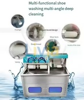 Machine de nettoyage multifonctionnelle pour chaussures de tennis, bottes et baskets, avec séchage UV et chauffage