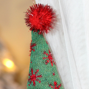 Wholesale 2025 Christmas Curtain Decorations Luxury Handmade Snowman <b>Old</b> Man Elk Cute Ornaments for Home Products Presents - Product Image 6