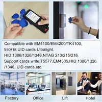 Lecteur de cartes intelligent X7, copieur de clés RFID, duplicateur de jetons IC/ID, graveur de badges 125Khz, programmeur d'étiquettes NFC 13.56Mhz T5577 (version continentale)