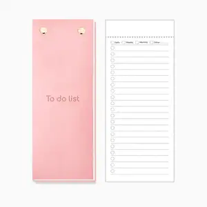 Slim Leather Pocket Daily Weekly Planner To Do List Notepad Free Sample