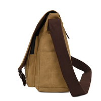 Tas Selempang Bisnis Pria Kanvas Retro Terbaru Grosir, Tahan Air, Kapasitas Besar, Tas Laptop, Tas Dada