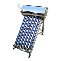 Chauffe-eau solaire en acier inoxydable micro-énergétique, haute efficacité de collecte de chaleur, économie d'énergie, petite capacité, entièrement automatique et intégré