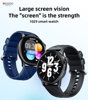 Yesido BT5.2 Montre Connectée Bluetooth Écran Large Détection Santé Longue Autonomie Étanche
