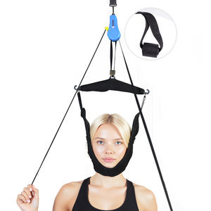 Dispositivo de Tracción Cervical, Cinturón de Suspensión para Cuello, Manual, Portátil, Montaje en Puerta, Azul Rey, Certificado CE - Product Image 2