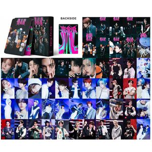 55 pz/set di KPOP randagi per bambini <span class=keywords><strong>Album</strong></span> Rock Star foto in scatola cartolina BangChan Han HyunJin Felix LOMO carte regalo per fan - Product Image 4