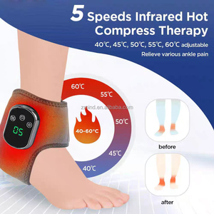 Masajeador de Pies y Tobillos Actualizado con Calor y Vibración Ajustable, Envoltura de Tobillo Compacta y Portátil - Product Image 5