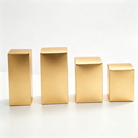 Boîte à bougies en carton kraft de luxe en gros, boîte d'emballage personnalisée en carton rigide de 2 mm avec estampage à chaud