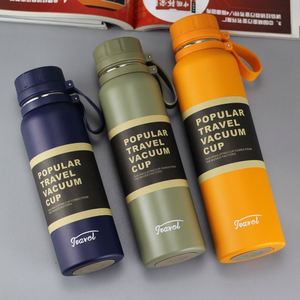 Insulated Stainless Steel Travel Water <b>Bottle</b> with Handle, 550/750/1000ML Vacuum <b>Flask</b> for Outdoor, Gym, Camping, Custom Logo - Product Image 4