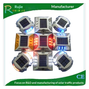 <strong>Manufacturer</strong> Solar <strong>Road</strong> <strong>Stud</strong> Light G010 Cast Aluminum LED Reflective Pavement Waterproof Raised Marker - Product Image 5