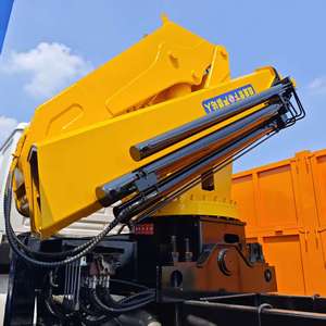 Fabrikpreis Kleiner LKW-Montierter 2-Tonnen-, 3-Tonnen-, 6-Tonnen-Hydraulikkran mit Ausleger zum Verkauf – Knickauslegerkran - Product Image 4