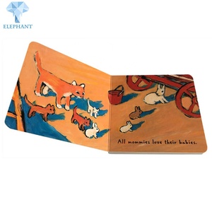Cardboard Print Eco High Quality Board Book <b>Printing</b> <b>Service</b> Children Kid Books on Demand - Product Image 5