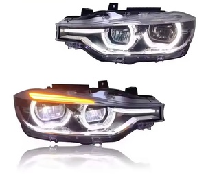 Per <span class=keywords><strong>BMW</strong></span> <span class=keywords><strong>Serie</strong></span> 3 F30 F35 2013-2018 Gruppo Fari a LED con Lente Proiettore, Luci Diurne DRL, Plug and Play, Nuovo 12V - Product Image 1