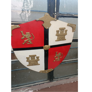 Armadura Vikinga Medieval de Estilo Vintage con Escudo de Diseño, Escudo de Batalla Tallado Totalmente Funcional para Decoración del Hogar, Impresión de Logotipo Personalizado - Product Image 2