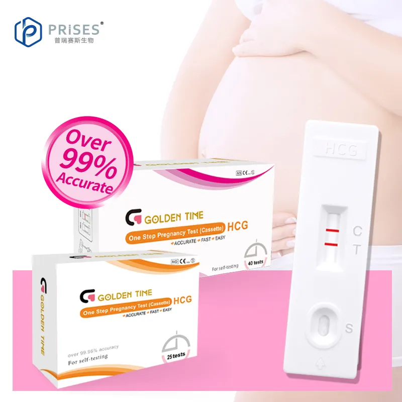 Wholesale High Sensitivity 99% Accurate Women Early One Step HCG Cassette Urine Pregnancy Rapid Test