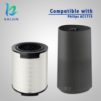 Filter Pengganti Karbon Aktif HEPA KAIJUN H13 FY1700/30 Kompatibel untuk Pembersih Udara Seri 1000i Cocok untuk AC1715/30 AC1715/41