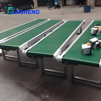 Banda Transportadora Plana de PVC con Capa Resistente al Desgaste y Estructura Compacta para Carga, Descarga y Manipulación de Granos, Cereales y Productos Agrícolas a Granel