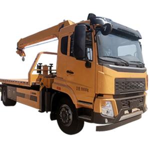 Carro attrezzi diesel 4x4 con cassone ribaltabile, motore diesel da 132KW, semirimorchio con pianale ribaltabile per HOWO - Product Image 4