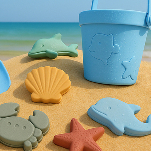 New Hot Sale Silicone Sand <b>Castle</b> Molds Tools Outdoor Playing Beach Mold <b>Toy</b> - Product Image 2