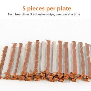 Kit de reparación de neumáticos de 5 minutos a precio de fábrica: cuerdas de sellado instantáneo y tiras de reparación para uso de emergencia en carretera - Product Image 6