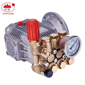 High Quality 18L/Min 80bar Copper high pressure triplex plunger pump high pressure water jet pump for 3kw Guanzhou Cleaner